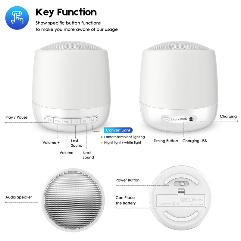 Ffd White Noise Machine for Better Sleep