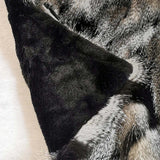 CozyCraze Peacock Fur Blanket