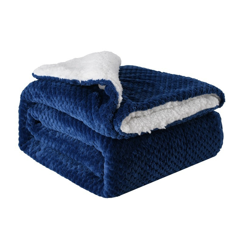 ToastyLoom Thickened Flannel Lamb Wool Blanket