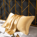 SilkenAura Heavy 25 Momme Silk Pillowcase