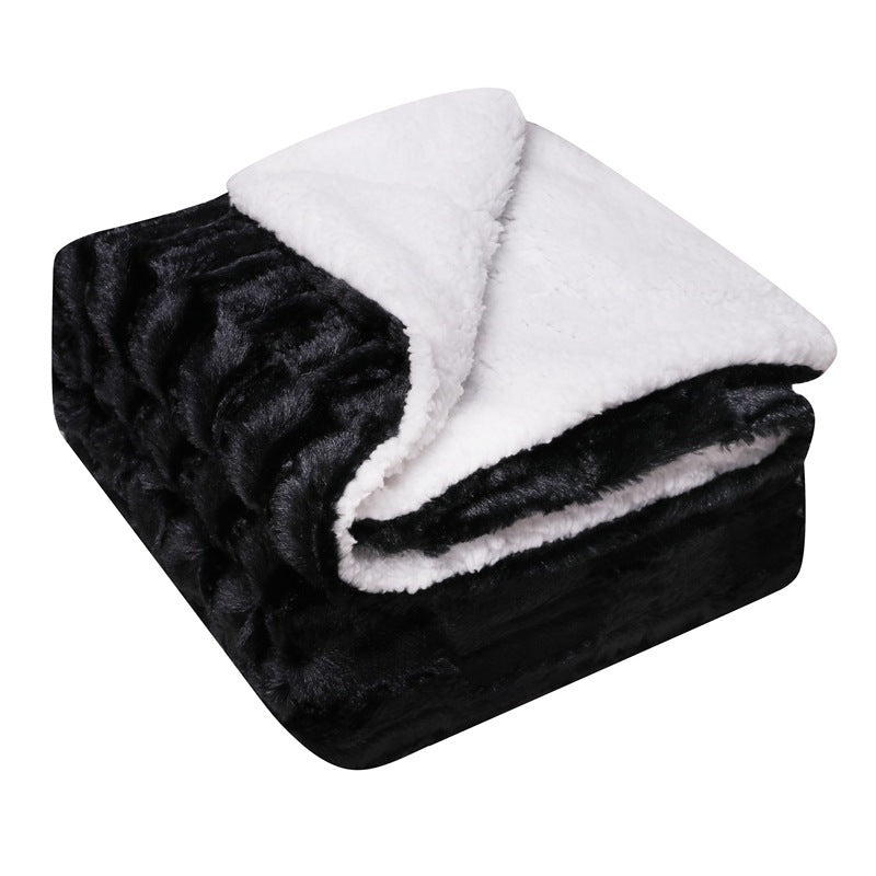 ToastyLoom Thickened Flannel Lamb Wool Blanket