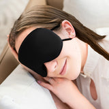 Noctisox 3D Silk Sleep Mask Light Blocking Eye Mask for Home & Insomnia Relief