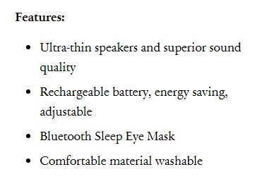 Abe Eye Mask for Better Sleep