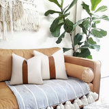 RestAura PU Leather Pillow Cover