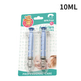 Two syringes in packaging with a visible brand logo on a white background