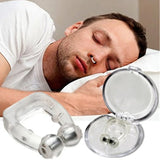 Man sleeping with a mouthguard and vacuum-formed face mask on a white surface.