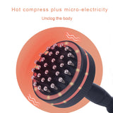 Hot compress device with micro-electricity feature on a white background