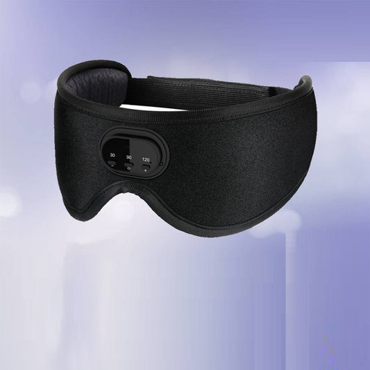 Concavezx Milk Silk 3D Eye Mask Full Shading & Breathable with White Noise Music for Restful Sleep & Better Sleep