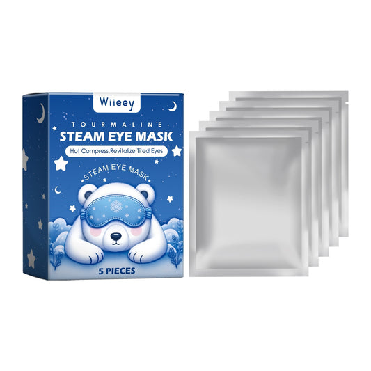 Wiieey Steam Sleep Eye Mask for Puffy Eyes & Dark Circles Relaxation & Travel Use