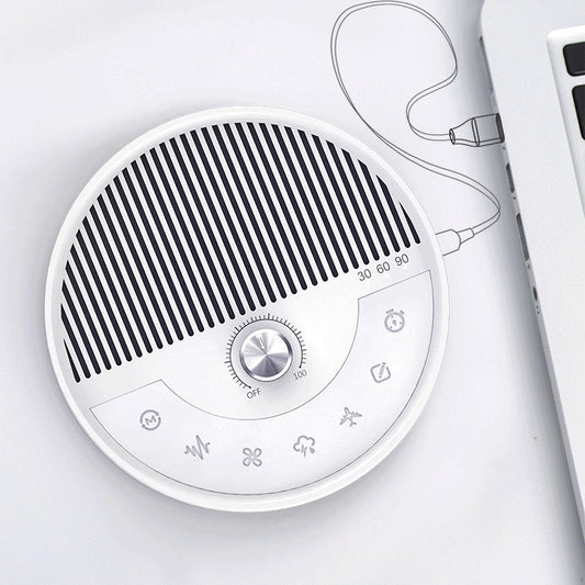 Somnus White Bluetooth Noise Sleep Aid Machine Device for Relaxation & Sleep Regulation