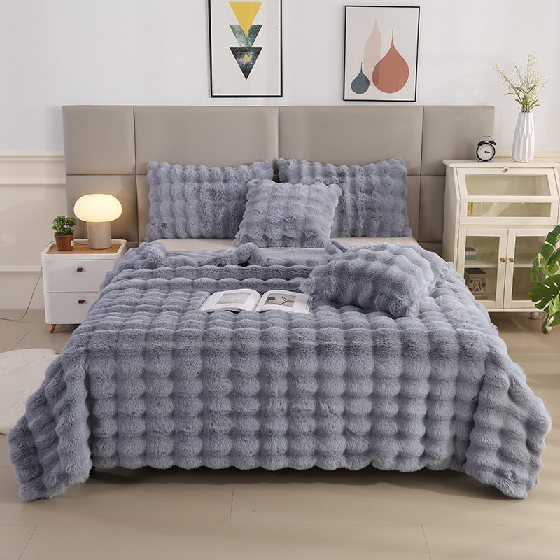 EmberNest Rabbit Plush Blanket