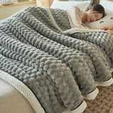 TripTuck Coral Flannel Blanket
