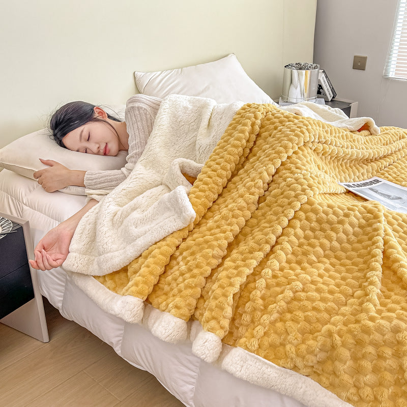 JIcyLoom Jacquard Lambswool Blanket