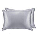 SilkenDreams Silk Satin Zipper Pillowcase 