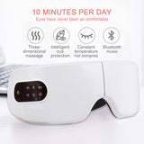Resonantzx Bluetooth Sleep Hypnosis Eye Mask Device Light-Blocking & Music for Relaxation & Rest