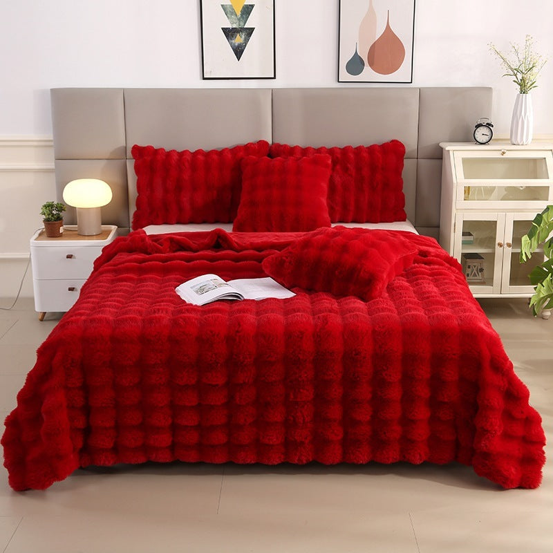 EmberNest Rabbit Plush Blanket