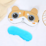 Formaixa Cartoon Eye Mask Hot & Cold Compress Blackout Sleep Mask for Deeper Sleep & Better Sleep