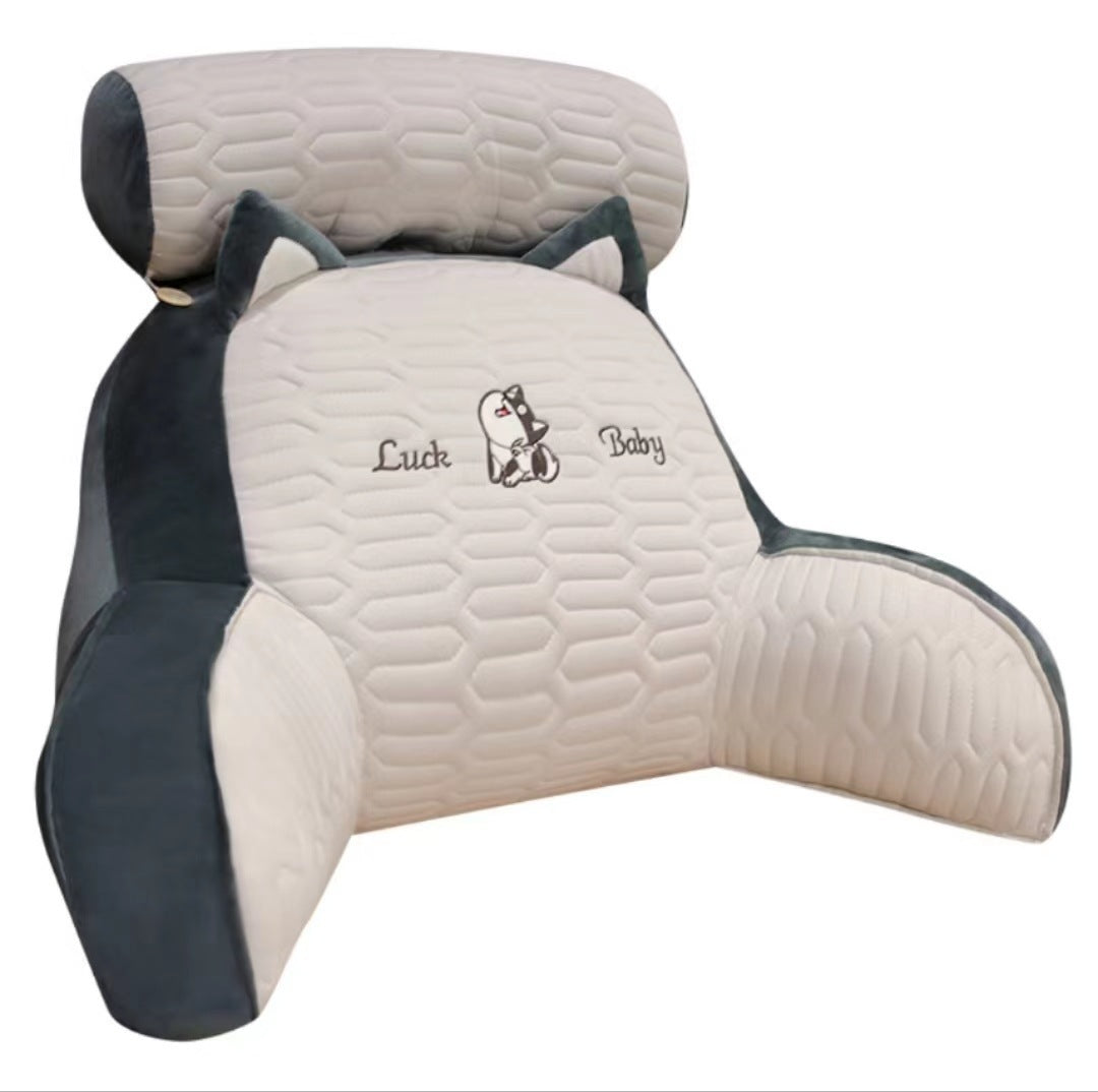 DriftNest Summer Latex Ice Silk Lumbar Pillow