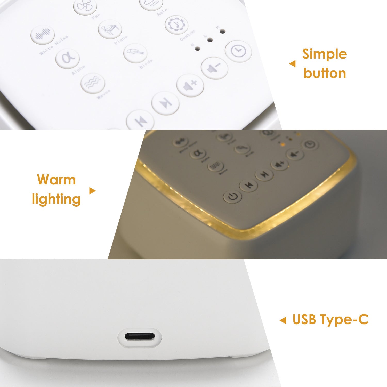 Bfb White Noise Machine for Better Sleep