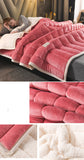 ComfoCasa Quilted Milk Flannel Blanket