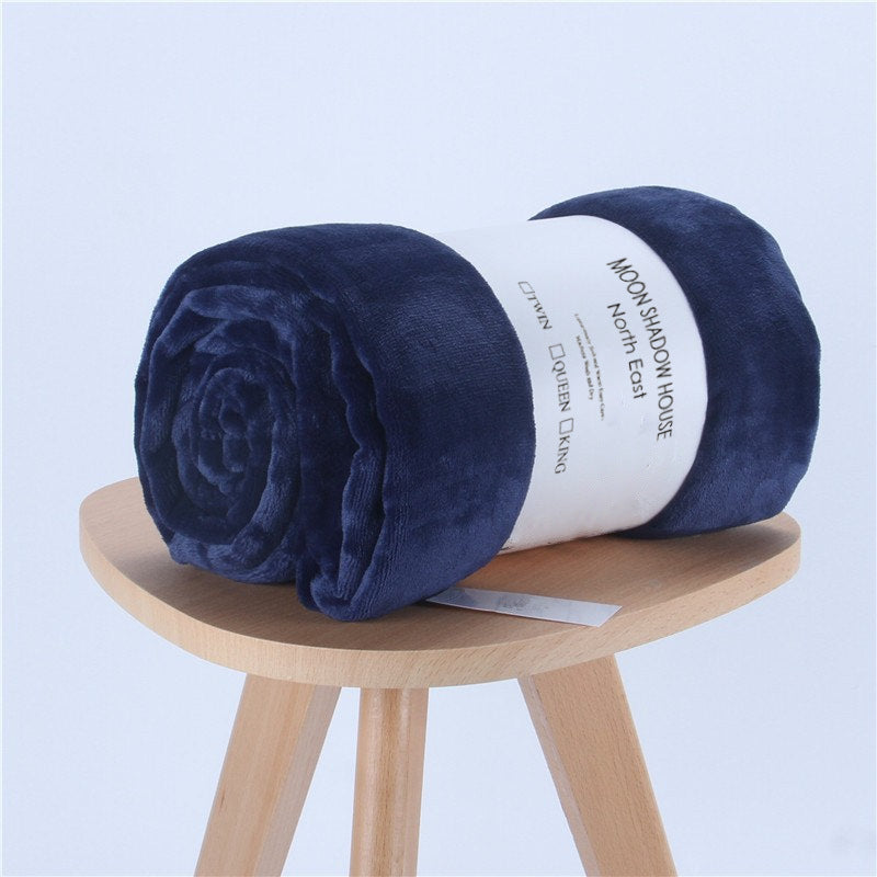 ZephyrRest Flannel Coral Fleece Blanket