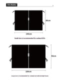 VelvetShade Car Sunshade Curtains 