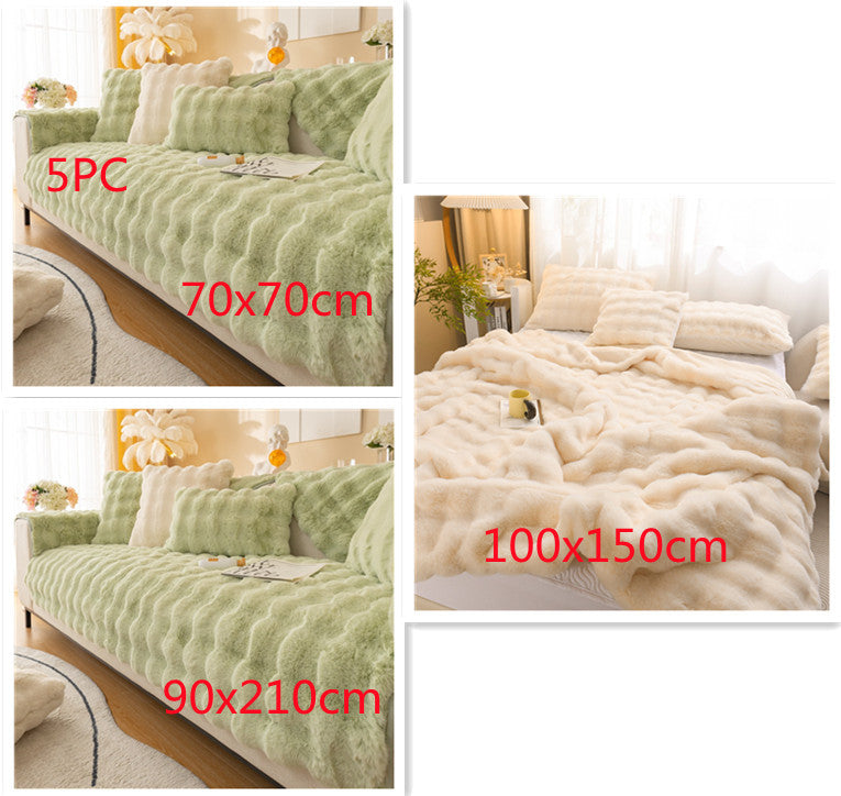 CozyCloud Rabbit Velvet Blanket