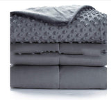 QuiltAura Gravity Weighted Pure Cotton Blanket