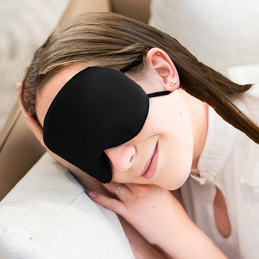 Noctisox 3D Silk Sleep Mask Light Blocking Eye Mask for Home & Insomnia Relief