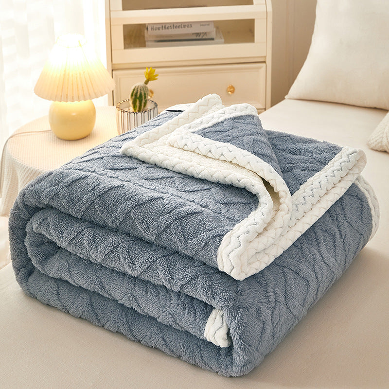 CoolWeave Coral Fleece Blanket
