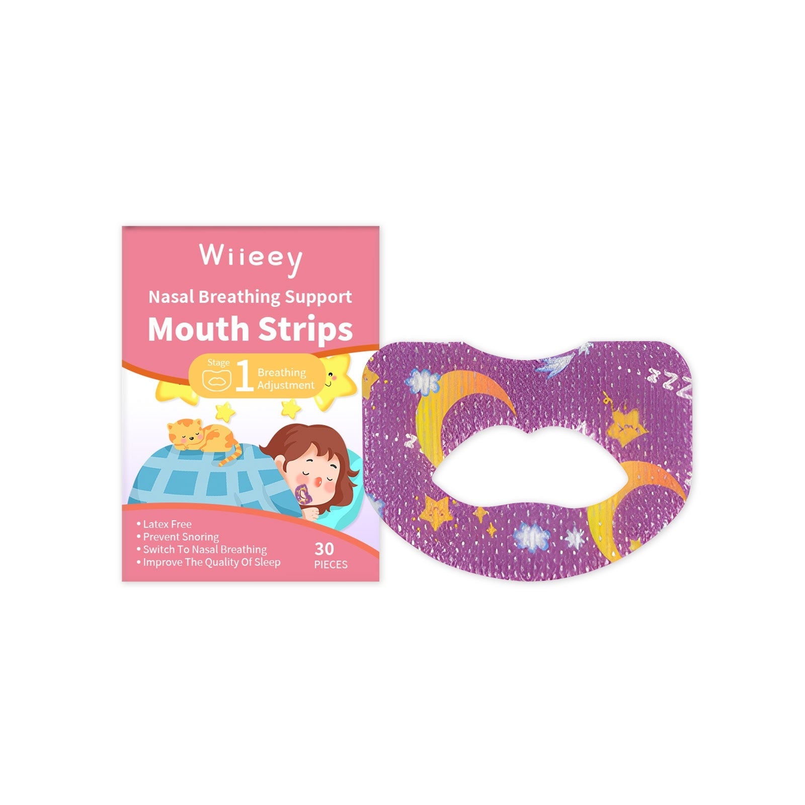 Wiieey Children’s Sleep Patch 30pcs Non-Woven Sleep Stickers for Restful Nights & Relaxation