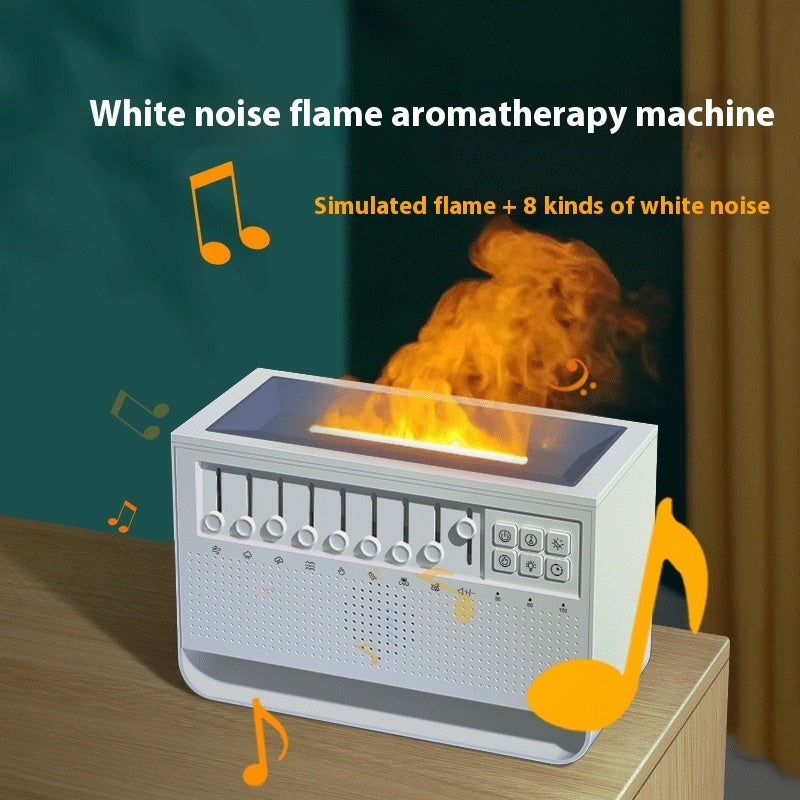 Solace White Noise Bluetooth Aroma Diffuser Plug-in Flame Diffuser for Relaxation & Sleep