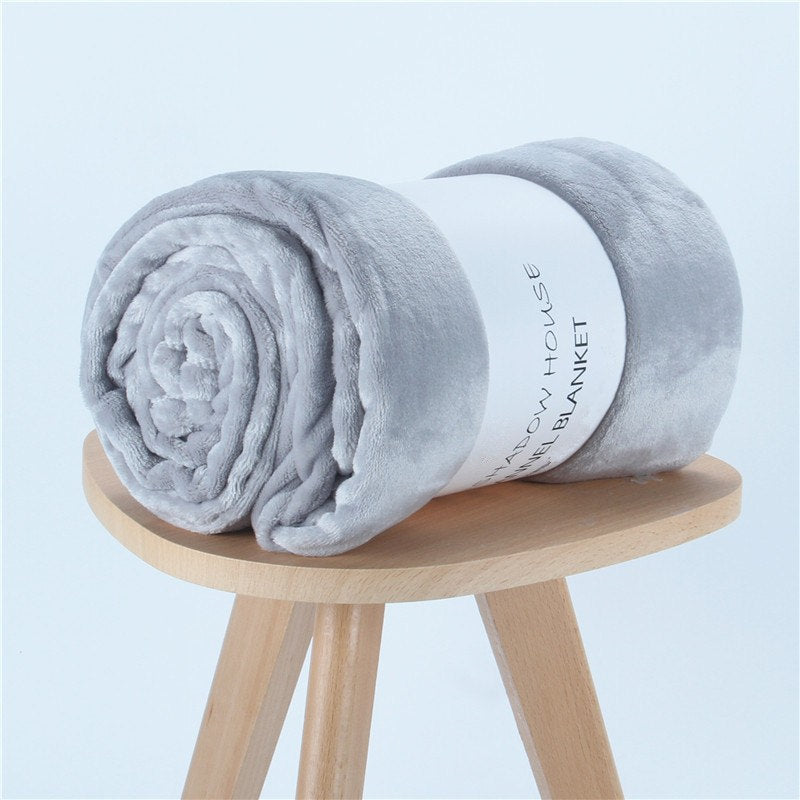 ZephyrRest Flannel Coral Fleece Blanket