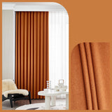 SomniaSoft Herringbone Chenille Blackout Curtains 