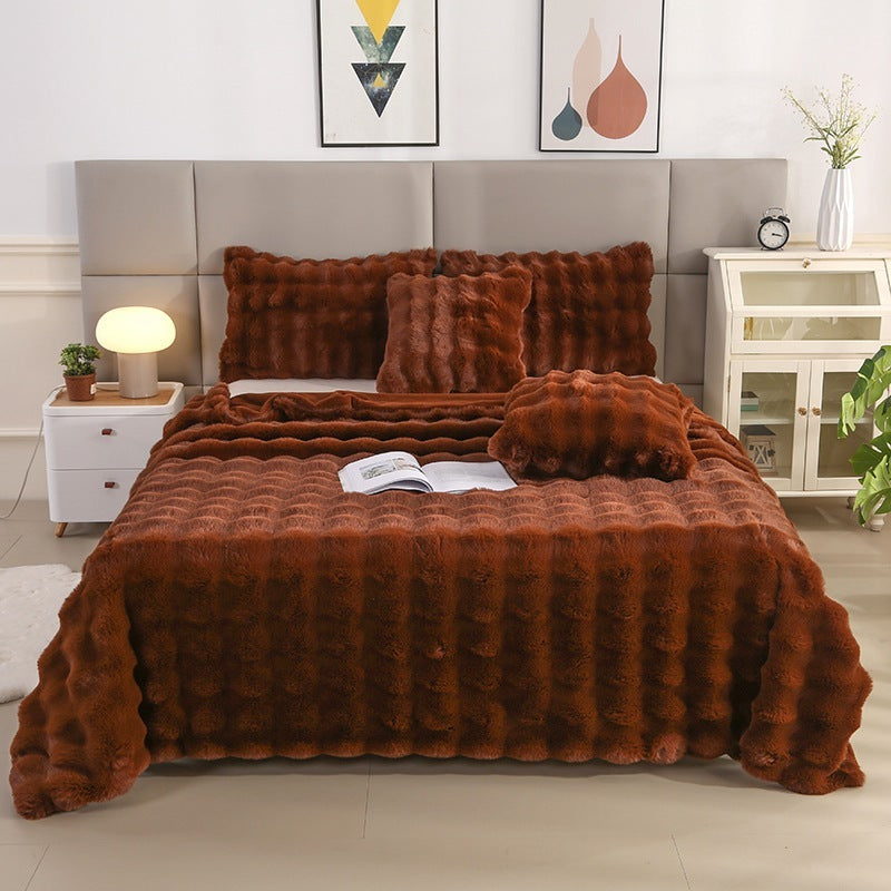EmberNest Rabbit Plush Blanket
