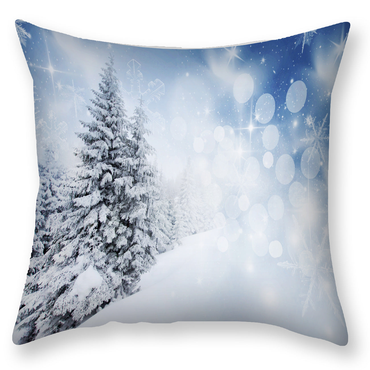 LuxeSlumber Snow Landscape Pillowcase