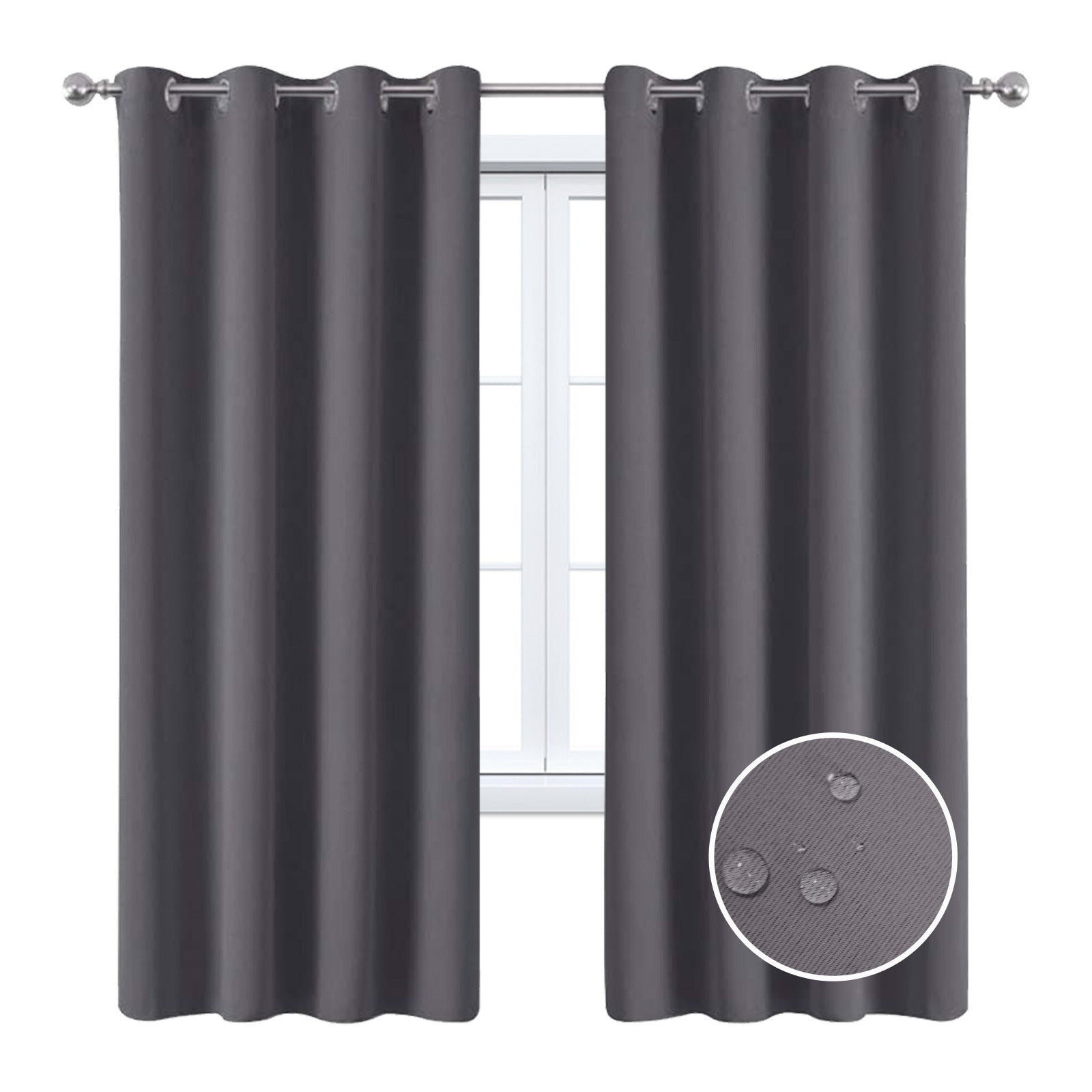 DarkLuxe Full Blackout Curtains 