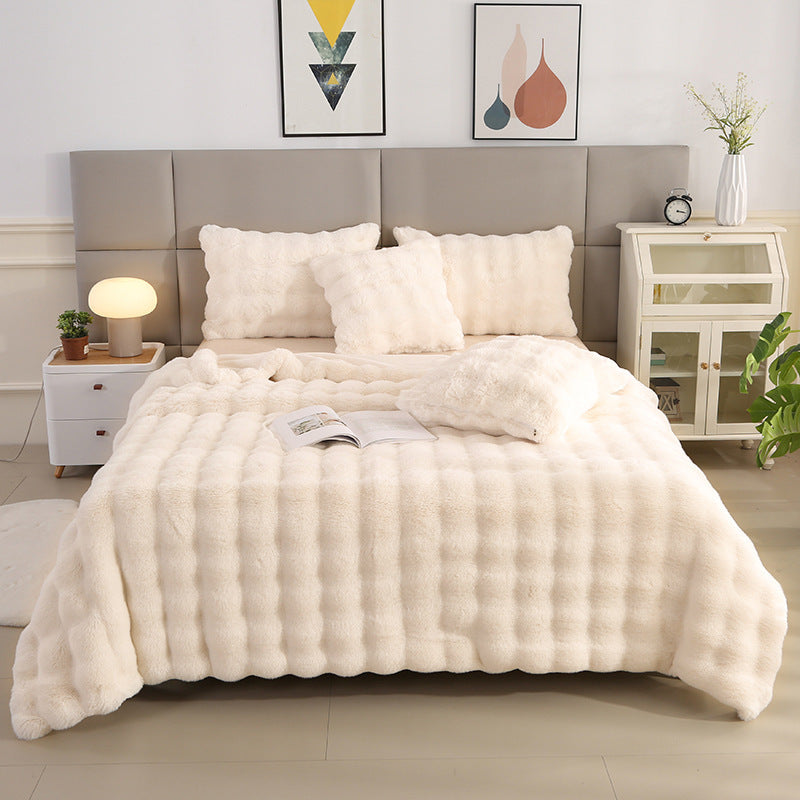 EmberNest Rabbit Plush Blanket