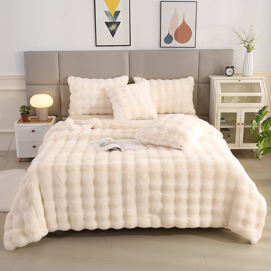 EmberNest Rabbit Plush Blanket